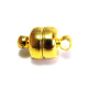 7 mm Extra-Strong Magnetic Brass Button Clasp - Gold (2 Pc.)