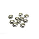 5 mm Medium Round Stainless Steel Spacer Ring Beads (10 or 50 pc.) - Medium 3 mm Hole - Silver 5 mm Medium Round Stainless Steel Spacer Ring Beads (10 or 50 pc.) - Medium 3 mm Hole - Silver