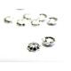 6 mm Thick Solid Sterling Silver 925 Flower Bead Caps (2 or 10 pc.) 6 mm Thick Solid Sterling Silver 925 Flower Bead Caps (2 or 10 pc.)