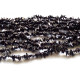 Natürliche Hämatit-Chip-Perlen, Edelstein-Chips - 4-8 mm - Strang 90 cm