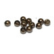 6 mm Round Faux Pearls Glass Beads (50 pc.) - Coffee