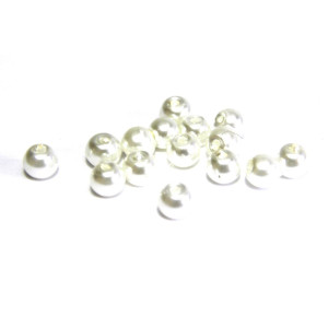 4 mm Round Faux Pearls Glass Beads (75 pc.) - Dirt...
