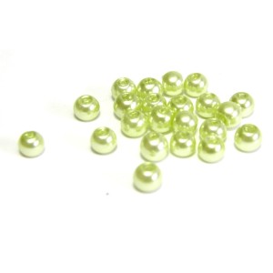 4 mm Round Faux Pearls Glass Beads (75 pc.) - Lind...
