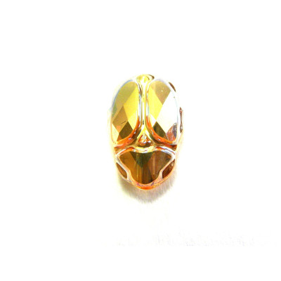 Swarovski® 5728 - Scarab, Crystal Beetle Bead - 12 x 8 mm - Crystal Metallic Sunshine - Genuine Austrian Crystal