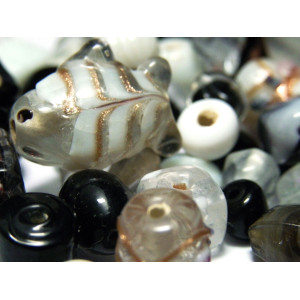 45 g (1.6 oz) Lampwork Beads - Mixed Shape and Siz... 45 g (1.6 oz) Lampwork Beads - Mixed Shape and Siz...