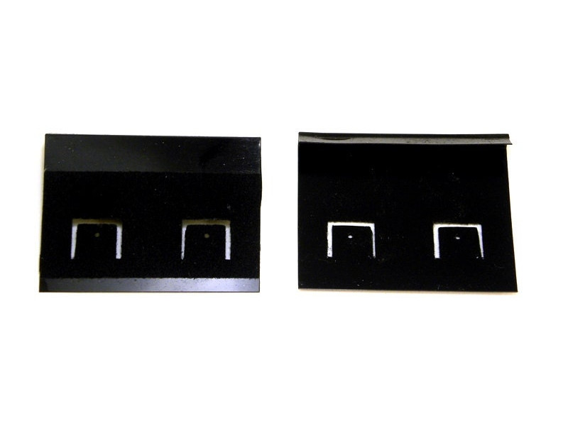 2 inch x 1.5 inch Black Plastic Earring Cards, Display cards for Earrings (Pack of 20)
