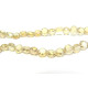 6 mm Flat Frosted Glass Beads, Flat Rondelle Beads - Champagne AB