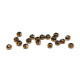 2 mm Faceted Mini Flat Round Glass Beads (Rondelle Beads) - Bronze
