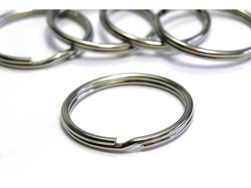 25 mm (1 inch) Extra Large Keychain Split Rings, Key Rings, Key Chain Rings (2 or 10 pc.)