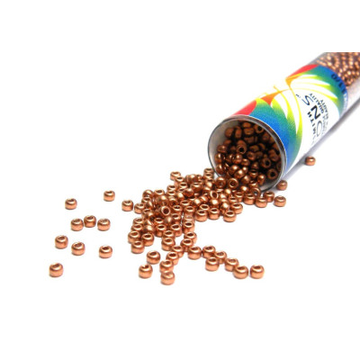 Miyuki Unions Perlen, runde Rocailles 11/0 (2 mm) - Vintage Copper - Farbnr. 1770