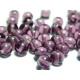 6 mm Traditional Round Czech Pressed Glass Beads - Amethyst Purple
