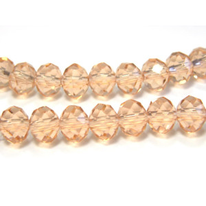8 mm (0.3 inch) Faceted Flat Round Glass Beads (Ro... 8 mm (0.3 inch) Faceted Flat Round Glass Beads (Ro...