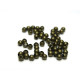 2.4 mm Small Round Metal Filler Beads - 100 Pc.