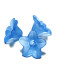 10 x 4 mm (0.4 x 0.2 inch) Small Acrylic Plastic Flower Beads - Flower Bead Caps - Mixed or Single Colours