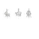 Sterling Silver 925 Zodiac Sign Charm Pendant - All Zodiac Signs - Horoscope - Birth Signs