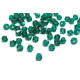 4 mm Tschechische MC Doppelkegelperlen, facettierte böhmische Kristallperlen - Emerald (24 oder 48 Stück)