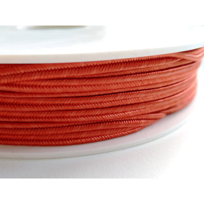 3 m (3.3 Yd) Czech Soutache Braid 3 mm Coral - multiple amounts cut as 1 piece 3 m (3.3 Yd) Czech Soutache Braid 3 mm Coral - multiple amounts cut as 1 piece