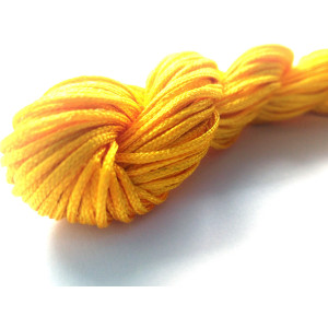 1x 28m Makramee Nylongarn 1mm - Orange