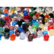 4 mm Czech MC Small Faceted Glass Bicone Beads (100 pc.) - Mixed Colours and Finishes - High Quality Bicone Beads