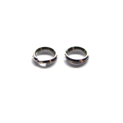 5 mm HQ Sterling Silver 925 Thick Heavy Split Rings (5 Pc.)