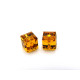 6 mm Swarovski® 5601 Large Cube Beads - Topaz - 4 pc
