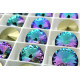 2x Swarovski® Runder Rivoli 14 mm (1122) - Crystal  Vitrail Light