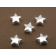Kleine 925 Sterlingsilber Sterne, Mini-Sternperlen - 5 mm