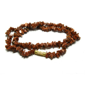 4 to 8 mm Goldstone Chips, Real Gemstone Chip Bead...