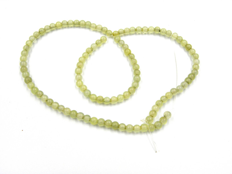 Runde Neue Jade Edelsteinperlen 4 mm