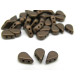 Amos par Puca® - Dark Bronze Mat - 10g (Approx. 53 beads) - Tear Drop-Shaped 2-hole Czech Beads (5.5x2.5mm)