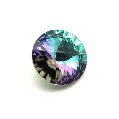 2 pc. Swarovski® Rivoli Stones 14 mm (1122) - Crystal Vitrail Light - Back Coated