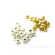 3mm (Large size) Large Silver Plated or Gold Plated Brass Crimp Beads (100 Pc.)