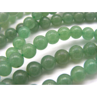 Runde Aventurin Edelsteinperlen 8 mm - Glänzend