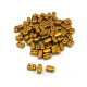 Ios par Puca® - Bronze Gold Mat - 10g (Approx. 85 beads) - Brick-Shaped 2-hole Czech Beads (5.5x2.5mm)