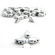 Amos par Puca® Tear Drop-Shaped 2-hole Czech Glass Beads - 5.5 x 2.5mm - Silver Aluminium Mat - 10 g (~53 beads)