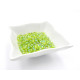 10 g (approx 115 pc.) Miyuki Magatama Beads (7x4 mm) - Transparent Green Rainbow Luster - MA258