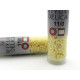 11/0 (1.6 x 1.3 mm) Miyuki Delica Japanese Seed Beads, Cylindrical Seed Beads - Cream Matte Opaque - DB 762 - 7.2 g Vial
