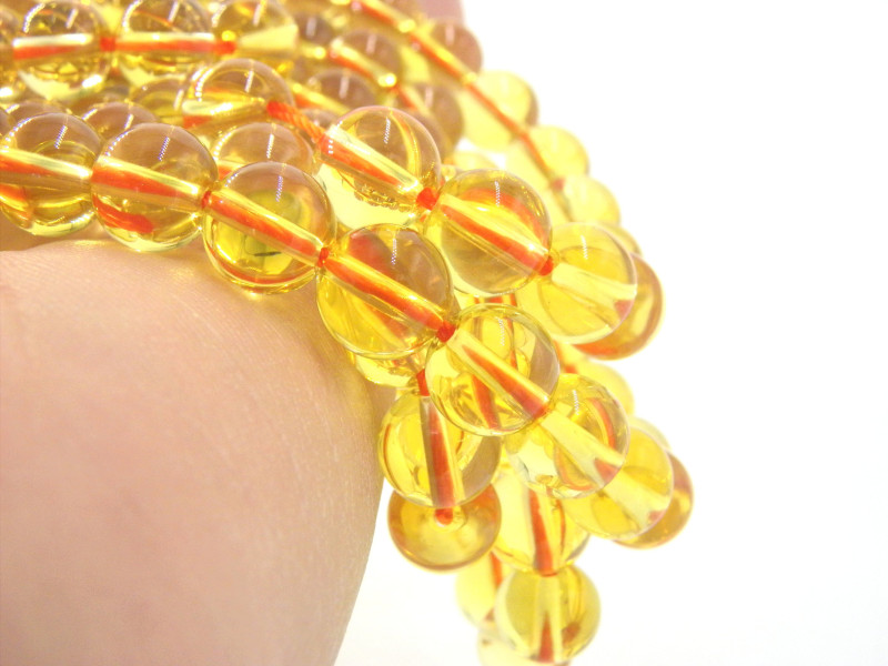 Klasse AA Runde Edelstein Citrinperlen 8 mm - Hohe Qualität