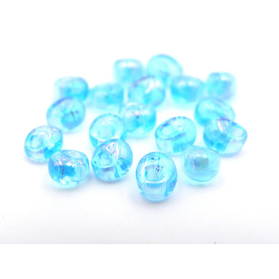 10 g (approx 115 pc.) Miyuki Magatama Beads (7x4 mm) - Aqua AB - MA260
