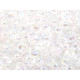 10 g (ca. 115 Stück) Miyuki Magatama Perlen (7x4 mm) - Transparent Crystal AB - MA2141