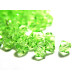 5 mm Czech MC Faceted Glass Bicone Beads - Chrysolite Green (24 pc.)