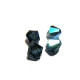 Tschechische Kristalldoppelkegel 6 mm - Montana Blue AB