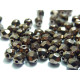 4 mm Round Faceted Fire-polished Czech Glass Beads - Bronze