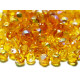 4 mm Small Round Faceted Fire-polished Czech Glass Beads - Topaz AB