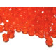 4 mm Round Faceted Fire-polished Czech Glass Beads - Hyacinth Orange