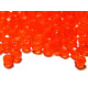 4 mm Round Faceted Fire-polished Czech Glass Beads - Hyacinth Orange