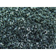 11/0 (1.6 x 1.3 mm) Miyuki Delica Seed Beads (10 g) - Lined Crystal Dark Smoke - DB 925