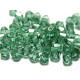 4 mm Czech MC Small Faceted Glass Bicone Beads - Tourmaline Green