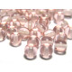 6 mm Traditional Round Czech Pressed Glass Beads - Rose Pink