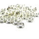 5 mm Strong 22GA Sterling Silver 925 Double Split Rings - 10, 20 pc.